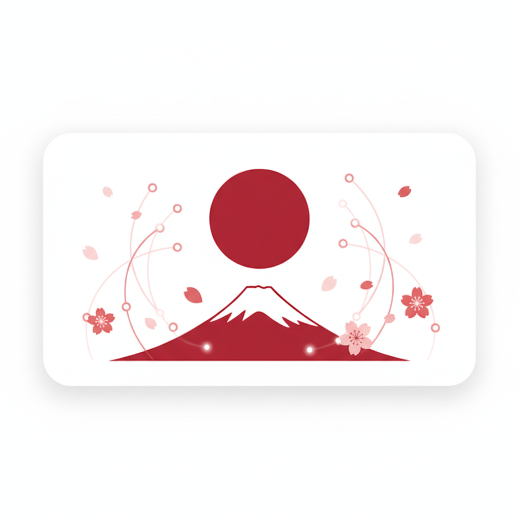 Japan eSIM – Mount Fuji and cherry blossoms