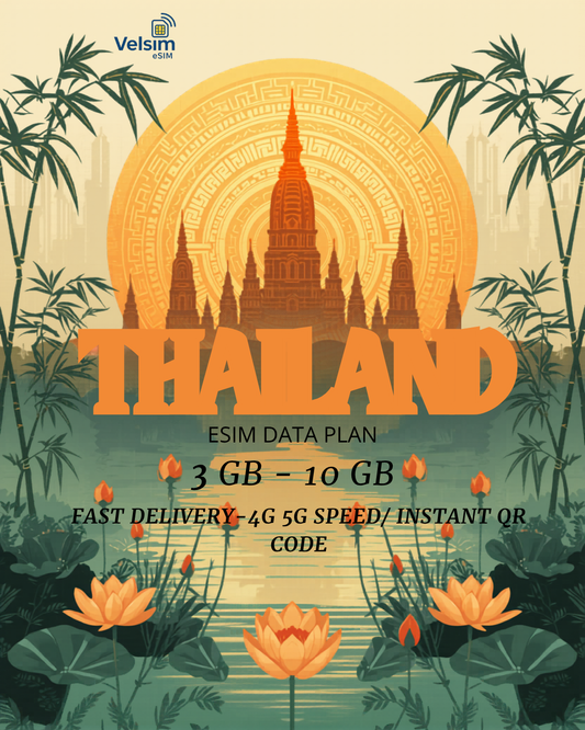eSIM Thaïlande – Internet 4G/5G Illimité & Sans Roaming