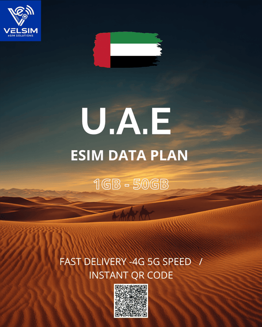 eSIM Émirats arabes unis – Données 4G/5G & Livraison Instantanée