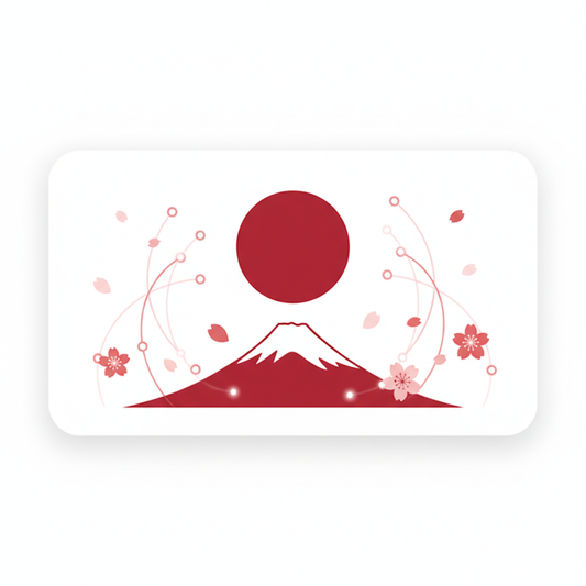 Japan eSIM – Mount Fuji and cherry blossoms